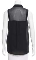 Thumbnail for your product : Versace Sleeveless Silk Top