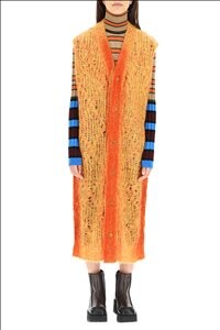 Marni Gradient Effect Knitted Sleeveless Longline Cardigan