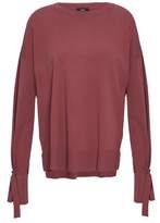 Thumbnail for your product : Theory Tie-detailed Stretch-knit Top