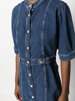 Thumbnail for your product : 7 For All Mankind Band-Collar Denim Dress