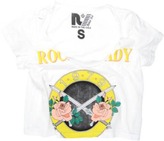 Thumbnail for your product : Rebel Yell Rock Steady Boyfriend Cropped Tee in White