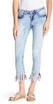 Thumbnail for your product : William Rast Frayed Hem Ankle Skinny Jeans