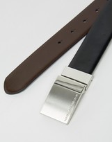 Thumbnail for your product : French Connection Reversible Leather Plaque Belt