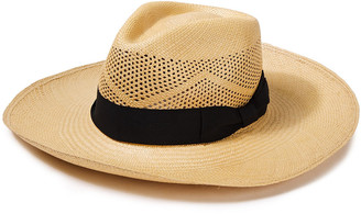 Sensi Canvas-trimmed Toquilla Straw Panama Hat