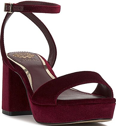 Pendreya Platform Velvet Dress Sandals