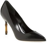 Thumbnail for your product : Gucci 'Kristen' Bamboo Heel Pump