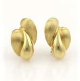 Thumbnail for your product : Henry Dunay 18K Yellow Gold Textured Triple Tear Drop Design Earrings