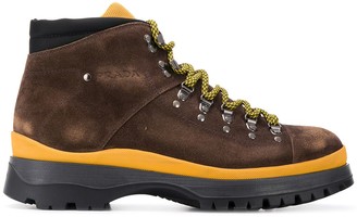 prada boots orange