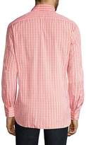 Thumbnail for your product : Kiton Contemporary-Fit Plaid Shirt