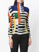 Thumbnail for your product : Issey Miyake colour blocked printed sweater