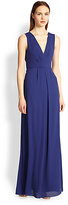 Thumbnail for your product : BCBGMAXAZRIA Draped Georgette Gown