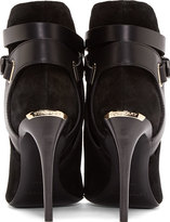 Thumbnail for your product : Burberry Black Suede Finford Ankle Boots