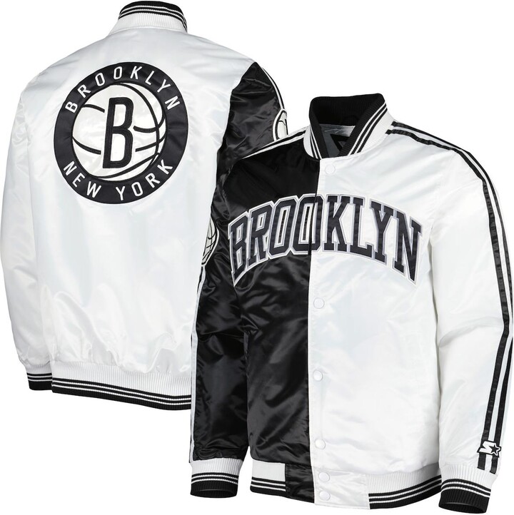 Pro Standard Brooklyn Nets Home Town Satin Jacket (Black) XL