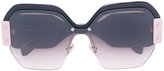 Miu Miu Eyewear - tinted square sunglasses
