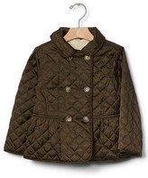 Thumbnail for your product : Gap Quilted peplum peacoat