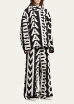 Thumbnail for your product : Marc Jacobs Monogram-Print Cotton Sweatpants