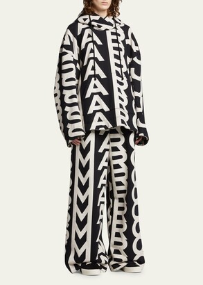 Marc Jacobs Monogram-Print Cotton Sweatpants