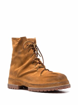 424 ankle lace-up fastening boots 424 lace-up Boots | Black