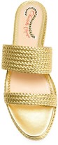 Thumbnail for your product : Charlotte Olympia Woven Jute Sandals