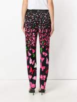 Thumbnail for your product : Class Roberto Cavalli butterfly print trousers
