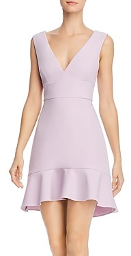 bcbg mini floral striped sundress