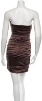 Thumbnail for your product : Dolce & Gabbana Strapless Silk Dress