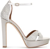Thumbnail for your product : Malone Souliers Miranda crystal sandals