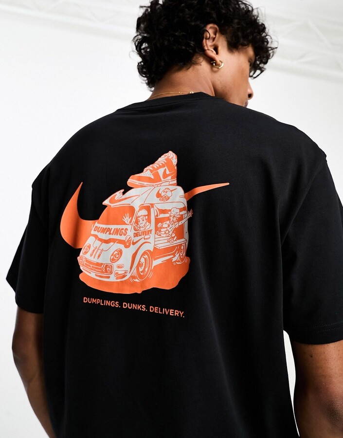 Nike M90 Sole Food t-shirt in black - ShopStyle