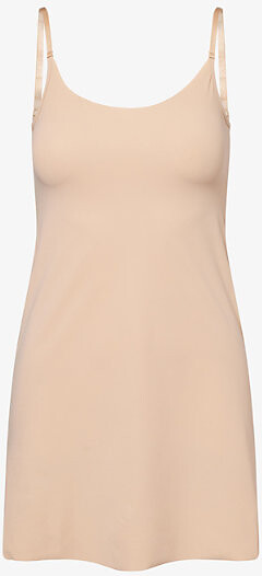 Commando Womens Nude Mini Cami Stretch-Woven Slip Dress M/L