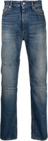 Thumbnail for your product : MM6 MAISON MARGIELA Blue Mid Rise Straight Leg Jeans