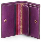Thumbnail for your product : Coach Metallic Leather Bi-Fold Wallet