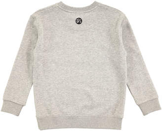 Molo Mogens Melange Infinite Curiosity Sweatshirt, Size 4-10