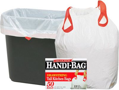 Webster Industries 13-Gal Trash Bags, 50 Count