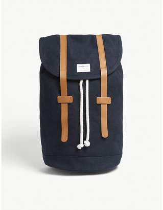 SANDQVIST Stig cotton canvas backpack