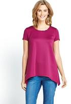 Thumbnail for your product : Savoir Twist Neck Dippy Hem Tunic