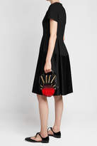 Thumbnail for your product : Paule Ka Crepe Midi Dress with Satin