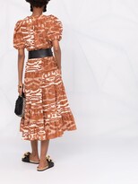 Thumbnail for your product : Ulla Johnson Aisa tiered silk skirt