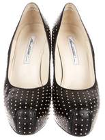 Thumbnail for your product : Brian Atwood Studded Platform Pumps