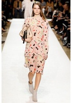 Thumbnail for your product : Chloé Abstract Printed Silk Georgette Dress