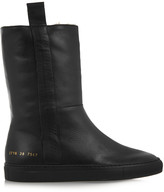 Thumbnail for your product : Common Projects Sherpa faux shearling-lined leather ankle boots