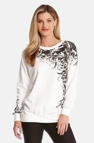 Thumbnail for your product : Karen Kane 'Blooming Flower' Sweatshirt