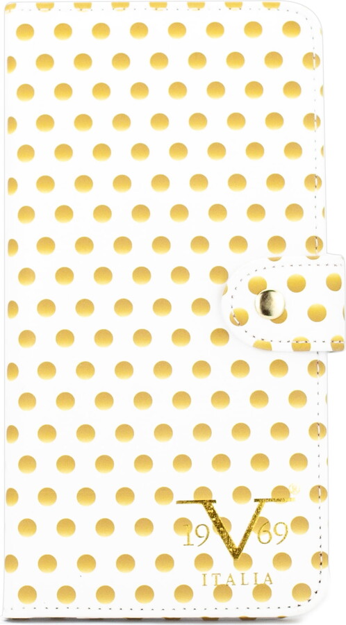 RFID Passport Cover – Sturdy, Slim and Made from PU Leather (Golden Polka)