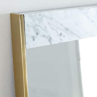 west elm Marble + Brass Wall Mirror