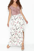 Thumbnail for your product : y&i clothing boutique Spaced Floral Maxi Skirt