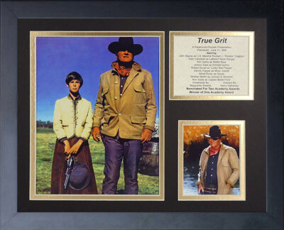 Legends Never Die John Wayne - True Grit Framed Memorabili