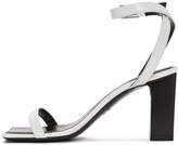 Thumbnail for your product : Balenciaga White Double Strap Square Sandals
