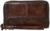 Thumbnail for your product : Frye Mel Zip Wallet (Dark Brown) Wallet Handbags