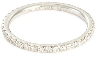 Diamond 18k white gold eternity ring