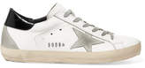 Thumbnail for your product : Golden Goose Deluxe Brand 31853 Superstar Distressed Leather And Suede Sneakers - White