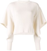 Thumbnail for your product : AKIRA NAKA Cut-Out Sleeve Knitted Jumper